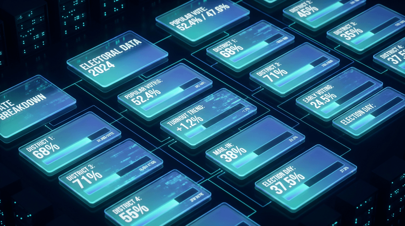 Electoral strategy map showing Jordan Avery's path to 271 electoral votes with state designations