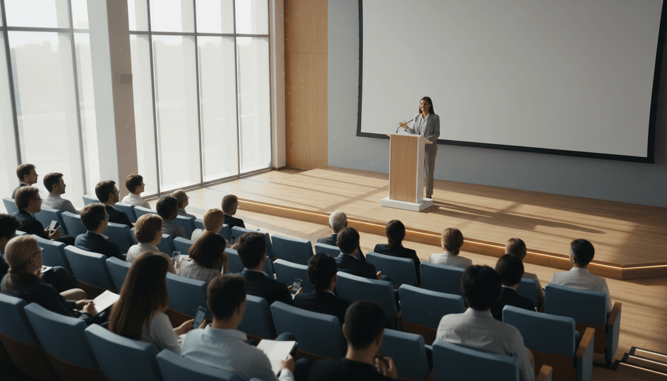 Jordan Avery speaking at campaign rally